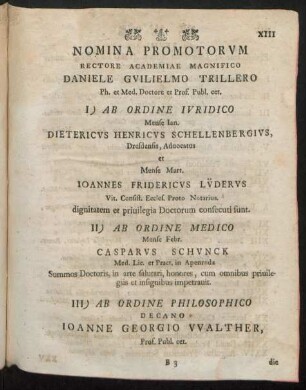 Nomina Promotorum