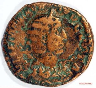 Römische Münze, Nominal Sesterz, Prägeherr Severus Alexander für Julia Mamaea, Prägeort Rom, Original