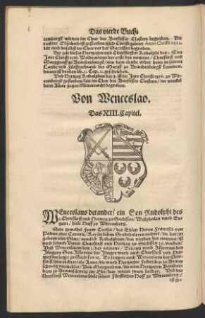 Von Wenceslao. Das XIII. Capitel.