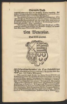 Von Wenceslao. Das XIII. Capitel.