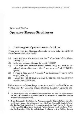 Operator-Skopus-Strukturen