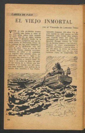 El viejo inmortal : Cabeza de palo