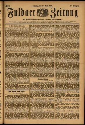 Ausgabe vom Freitag, den 10. April 1896.