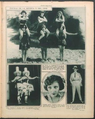Figuras de la revista y del cine [Fotografías]