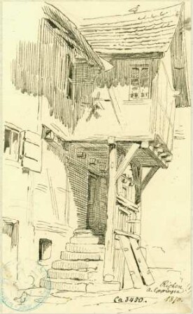 Richen Fachwerkhaus mit Vorbau