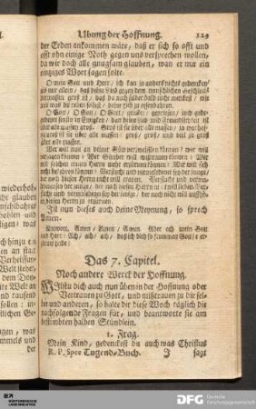 Das 7. Capitel. Noch andere Werck der Hoffnung.