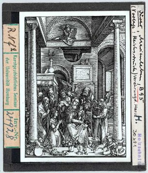 Albrecht Dürer: Marienleben, Verehrung Mariä, B 95