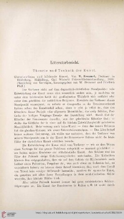 Literaturbericht