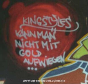 KINGSTYLE KANN MAN NiCHT MiT GOLD AUFWiEGEN