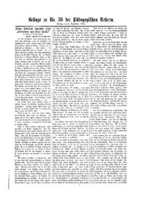 Welche Gefahren erwachsen einem Lehrerverein aus seiner Größe? : Beilage zu No. 36 der Pädagogischen Reform