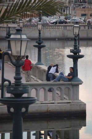 An der Uferpromenade in der libyschen Hauptstadt