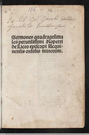 Sermones quadragesimales de poenitentia