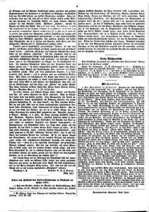 Augsburger Postzeitung. Beilage zur Augsburger Postzeitung. 1874