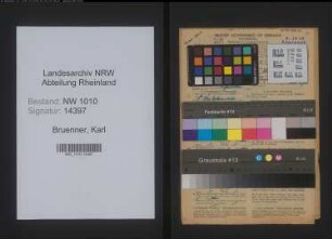 Entnazifizierung Karl Bruenner , geb. 13.05.1901 (Angestellter)