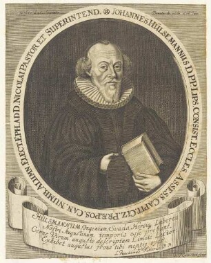 Bildnis des Johannes Hülsemannus
