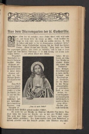 Aus dem Blumengarten der hl. Eucharistie