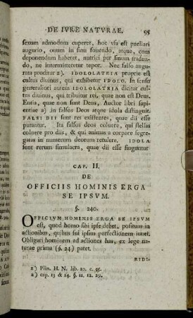 Cap. II. De Officiis Hominis Erga Se Ipsum