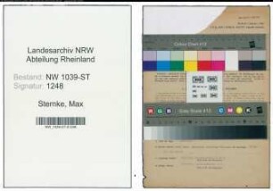 Entnazifizierung Max Sternke , geb. 18.01.1891 ()