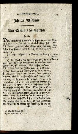 Zehnter Abschnitt. Von Spaniens Finanzwesen.