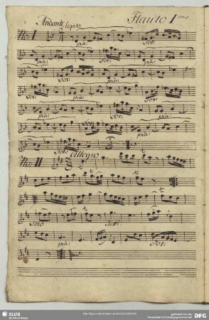 1. Anonymus, Andante, g-Moll