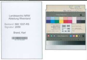 Entnazifizierung Karl Brand , geb. 26.10.1895 (Werkmeister)