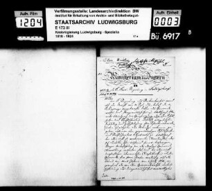 Schultheißen und Ratsschreiber, Oberamt Weinsberg
