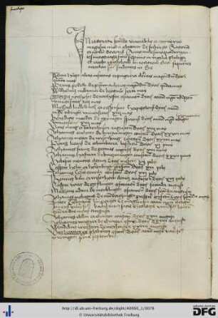 [fol. 38] Rektorat Nikolaus Glotterer 1487