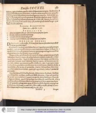 Decisio CCCXXI