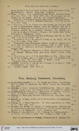 Tirol, Salzburg, Steiermark, Vorarlberg (Nr. 344 - 501)