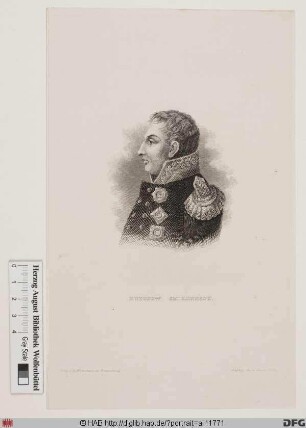 Bildnis Michail Ilarionowitsch Golenischtschew Kutusow, Fürst Smolenskij