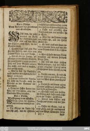[Der Psalter, Königs und Propheten Davids]