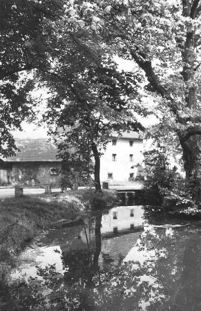 Kodersdorf-Niederrengersdorf. Ehem. Waasermühle, erhaltene Gebäude