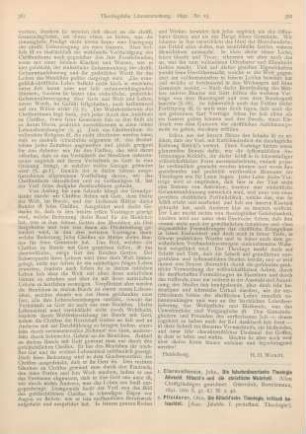 382-387 [Rezension] Pfleiderer, Otto, Die Ritschl‘sche Theologie kritisch beleuchtet
