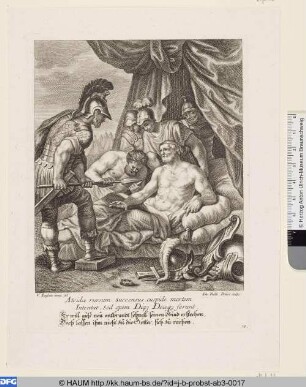 Der Zorn des Achilles gegen seinen Feind