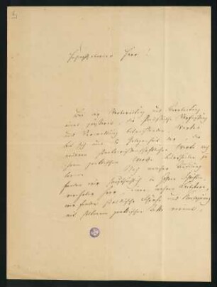 Brief vom 24. Juli 1841 (?)