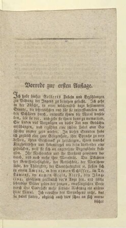 Vorrede zur ersten Auflage