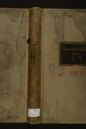Eigentümer-Register L - Z