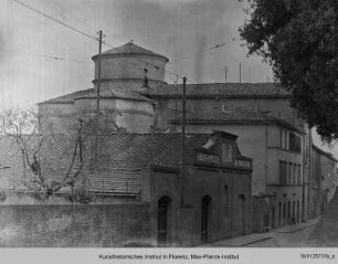 Santa Maria degli Angeli, Santa Maria degli Angeli in Valli, Santa Maria degli Angeli: Außenbau, Siena