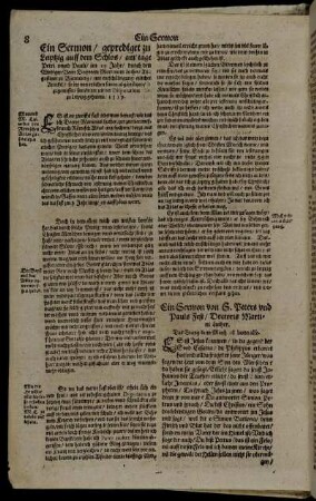 Ein Sermon/ geprediget zu Leiptzig [...]