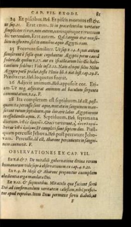 Observationes Ex. Cap. VII.