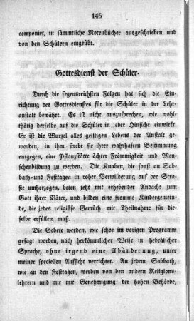 Gottesdienst der Schüler