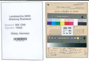 Entnazifizierung Hermann Ohletz , geb. 10.02.1892 (Schachtmeister)