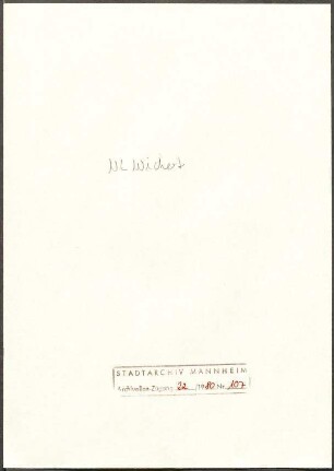 Gargas, S[igismund], Den Haag, an Wichert