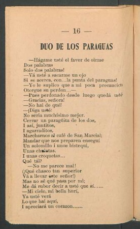 [El] Dúo de los Paraguas