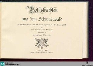 Volkstrachten aus dem Schwarzwald