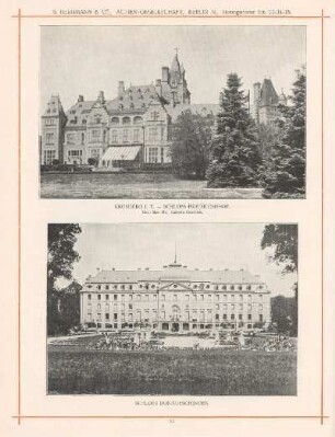Kronberg i. T. - Schloss Friedrichshof ; Schloss Donauschingen