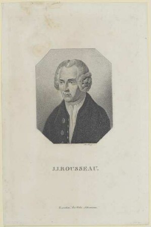 Bildnis des J. J. Rousseau