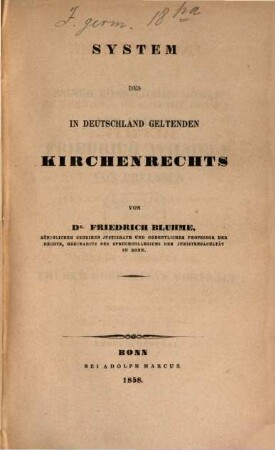 Encyclopädie der in Deutschland geltenden Rechte, 3,2