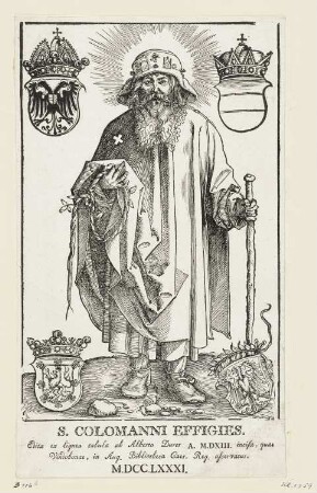Heiliger Koloman (Johannes Stabius als Sankt Koloman)