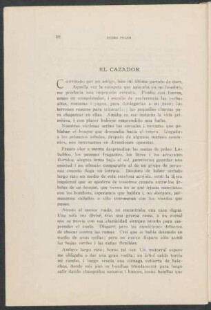 El cazador